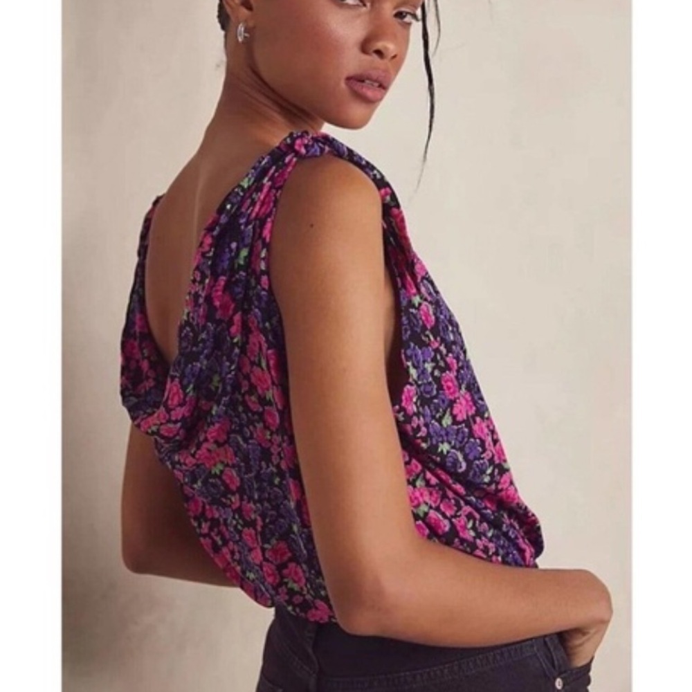 Free People Intimately Bare It All Floral Bodysuit XS NWT - Picture 2 of 5